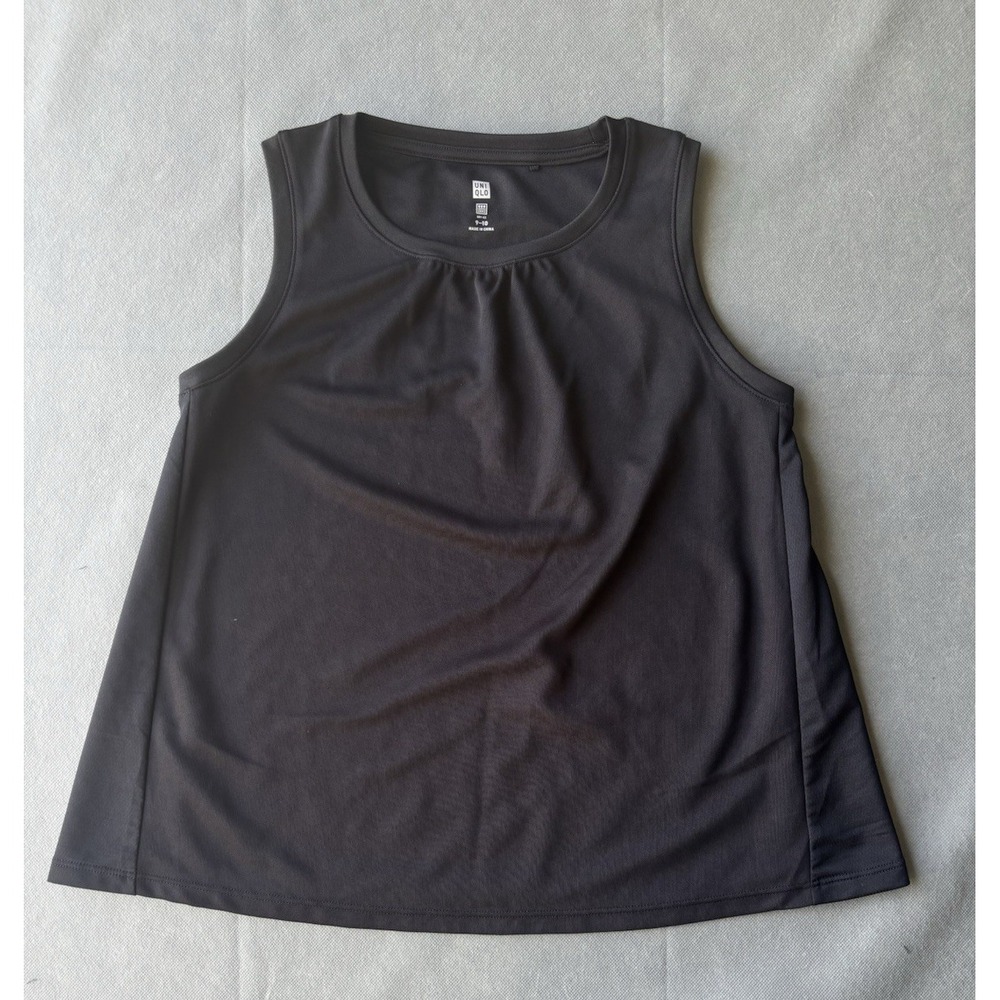 Uniqlo kids 9-10 Black Dry-Ex Odor-Control Sleeveless